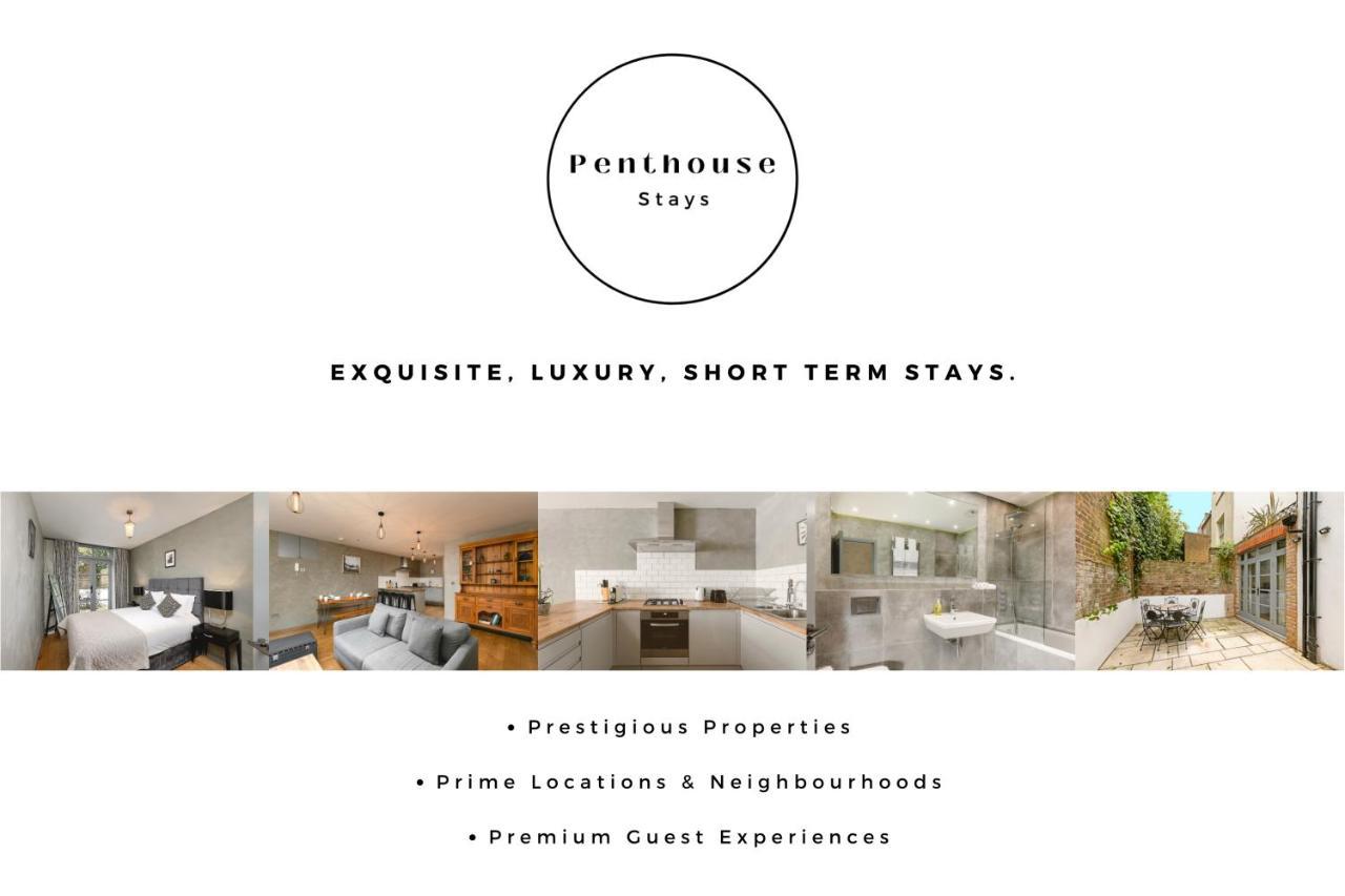 Penthousestays Nr Notting Hill - Luxury 2 Bedroom King Bed Apartment - Near Portobello Road Londra Dış mekan fotoğraf